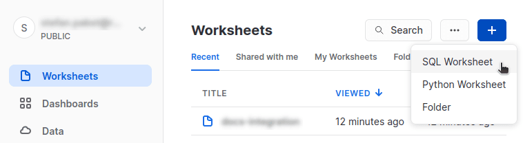 Worksheets