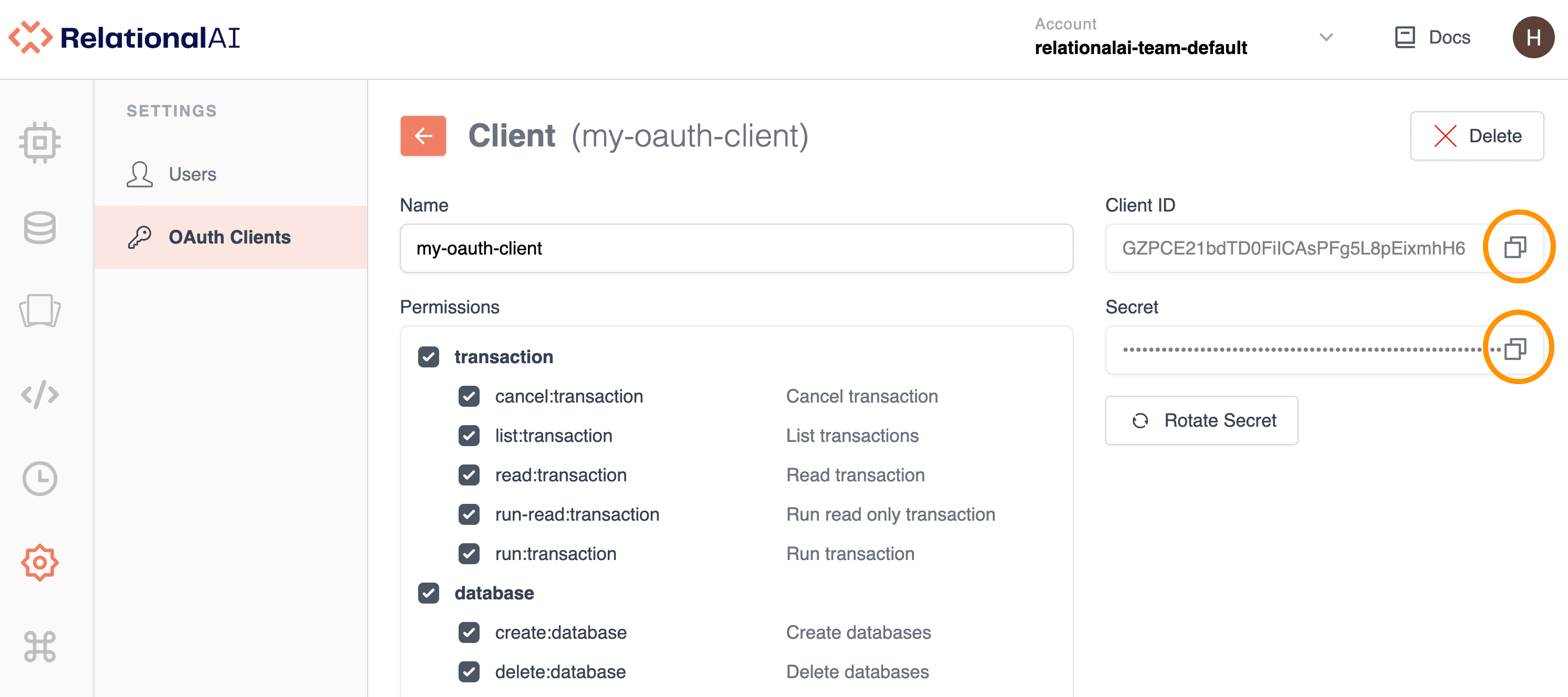 share-credentials